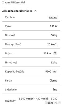 Xiaomi Mi Electric Scooter Essential - čierna - 3