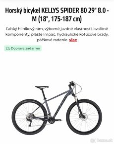 Horský bicykel Kellys Spider 80 29” - 3