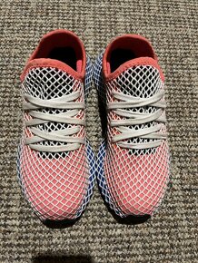 Adidas Deerupt Vel 38 červenomodré - 3