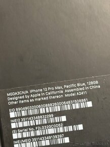 iPhone 12 Pro Max, 128GB, Pacific Blue – Skvelý stav + prísl - 3