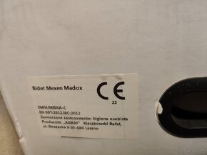 Predam novy Mexen Madox, závesný bidet 515x365x320 mm. - 3