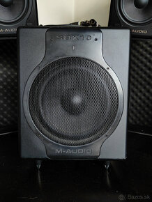 set aktivnych monitorov M-audio 2x BX8a Deluxe + 1x SBX10 - 3