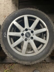 Audi elektrony 5x112+zimné gumy - 3