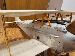 Model lietadla Spad XIII Biplane Built Wood Model 24" - 3