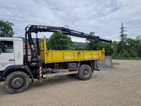 Man 18.264 sklápěč s hydraulickou rukou Hiab - 3