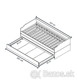 Posteľ Trula - 3