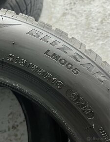 215/55 R16 Zimne Bridgestone - 3