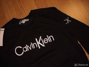 Calvin Klein pánska mikina čierna - 3