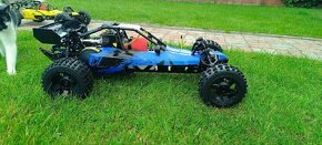 Predám ČISTO NOVÉ 1:5 BENZÍNOVÉ RC auto Rovan Baja 5b MODRÉ - 3