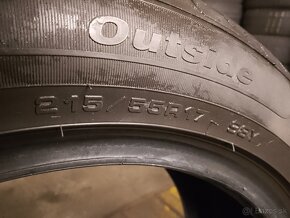 2x letné pneumatiky 215/55 r17 - 3