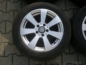 Elektrony VW Touran 5x112 r16, letné pneu. 205/55 r16 - 3