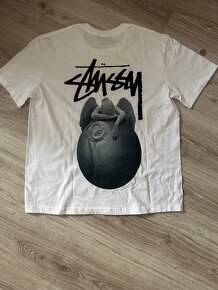 stussy tricko biele - 3