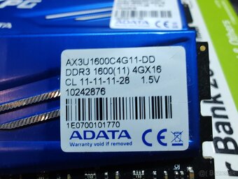 Adata XPG 2x 4gb ddr3 - 3