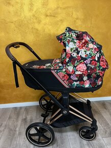 Cybex priam 4.0 Spring blossom dark a rose gold podvozok - 3