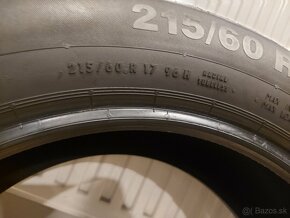 2 ks letných pneumatík Continental - 215/60 r17 - 3