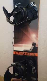 166 cm pansky snowboard ESCAPE s viazanim - 3