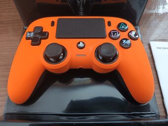 Nacon Wired Compact Controller Orange / PS4 ovládač TOP STAV - 3