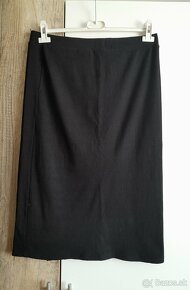 Čierna midi sukňa veľkosť XL - 3