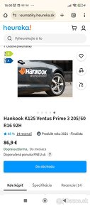 Pneumatiky Hankook ventus prime 3 (DOT2524) - 3