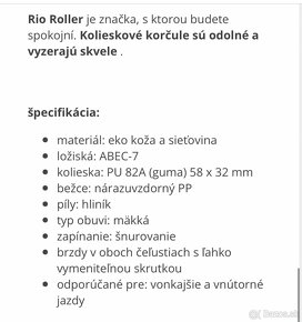 RIO LEOPARD ROLLER ~ dámske dvojradové korčule veľ.39,5 - 3