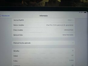 Predám Apple iPad Pro 12,9palcový Wi-Fi 128GB - Silver - 3