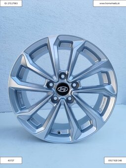 Hyundai I30, Tucson alu disky 7x17 5x114,3 ET48,5 1212 - 3