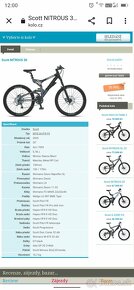 Predam celoodpruzenny zjazdovy bike Scott - 3