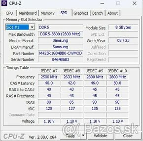 2x8 GB DDR5 SODIMM 5600MHz - 3