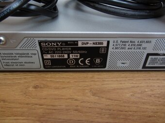 Predám DVD prehrávač SONY DVP-NS355 - 3