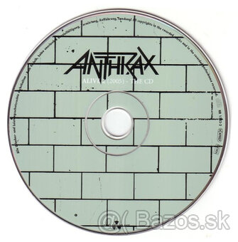 cd+dvd Anthrax - Alive 2 (2005) Special Edition - digipack - 3