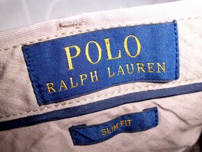 Ralph Lauren pánske chino slim fit nohavice  L 34/32 - 3