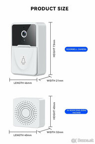 Nový inteligentný SMART WiFi zvonček s kamerou - 3