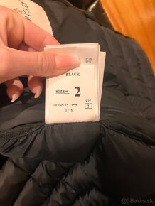 Čierny zimný kabat moncler - 3