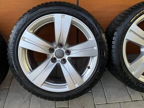 Orig. alu disky. AUDI 5x112 8J x18 ET 25  VW 245 45 R18 zimn - 3