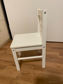 Ikea drevená detská stolička - 3