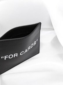 Off-White "FOR CARDS" Cardholder – Limitovaná edícia - 3