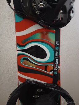 158 cm snowboard BURTON CUSTOM s viazanim Burton M - 3