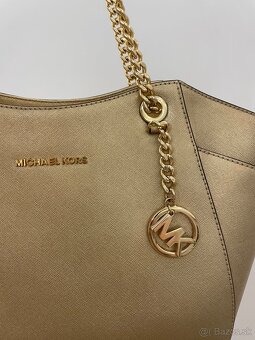 Zlatá Michael Kors kabelka - kožená - 3