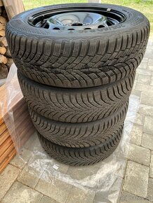 Zimné pneu Continental 205/60 r16 s diskami 5x112 - 3