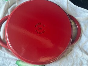 STAUB grilovacia panvica liatinová priemer 26cm červená - 3