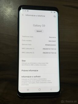 Predám Samsung Galaxy S9 64GB Stav Nového Telefónu. - 3