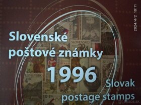 Poštové známky Slovensko ročník 1996,filatelia - 3