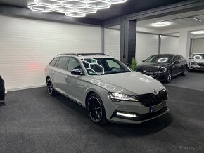 Škoda Superb Sportline 2022 2.0tdi 147kw NardoGrey 1.majiteľ - 3