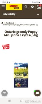 Granule Ontario puppy 6,5kg - 3