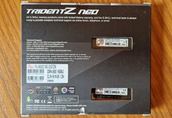 G.SKILL Trident Z Neo 32GB (2 x 16GB) F4-3600C16D-32GTZN - 3