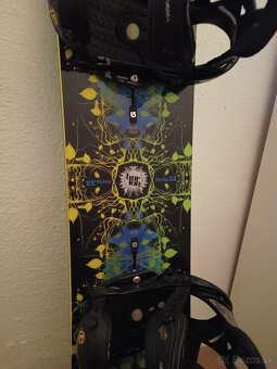 153 cm damsky snowboard Burton s viazanim Burton, channels - 3