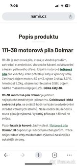 Dolmar 111 motorova pila - 3