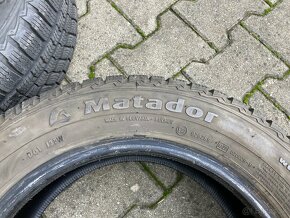 Predám zimné pneu Matador Nordicca 195/60 R15 - 3