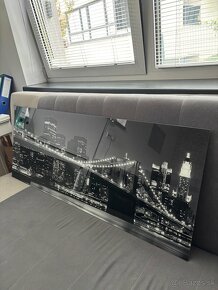 Sklenený obrázok 50 x 125 cm New York Skyline - 3