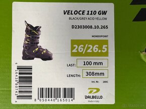 lyziarky Dalbello Veloce 110 GW 26/26.5 - 3